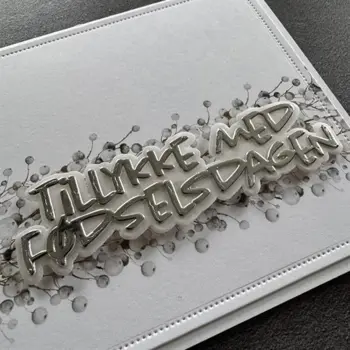Simple and Basic die "Tillykke med dagen" SBD643