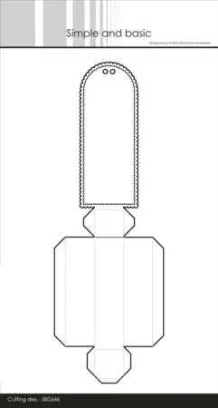 Simple and Basic die "Lip balm tag" SBD646
