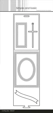 Simple and Basic die "Place card A7" SBD647