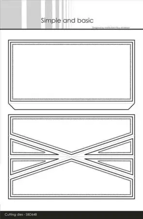 Simple and Basic die "Mini slim folding card" SBD648