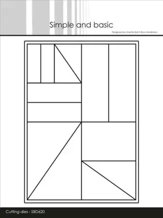 Simple and Basic die "A6 - Graphic parts" SBD620