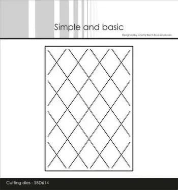 Simple and Basic die "A7 - Quilt" SBD614