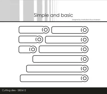 Simple and Basic die "Tags for All-in-one Plates" SBD612