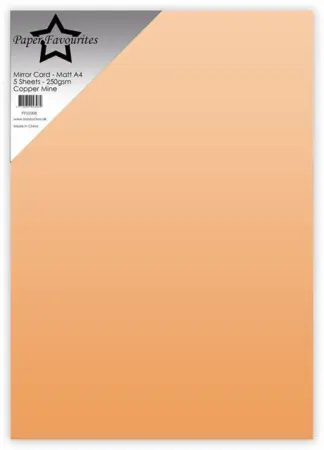 Paper Favourites Mirror Card Mat "Copper Mine" PFSS008