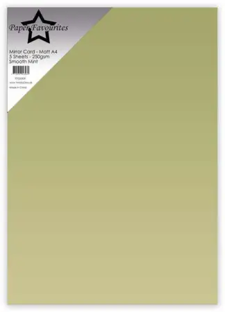 Paper Favourites Mirror Card Mat "Smooth Mint" PFSS009