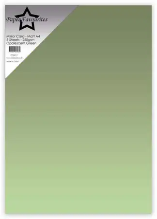 Paper Favourites Mirror Card Mat "Opalescent Green" PFSS011