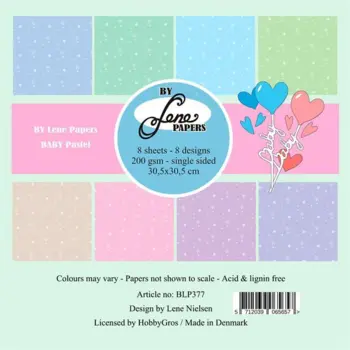 BY Lene Paperpad "BABY Pastel" BLP377