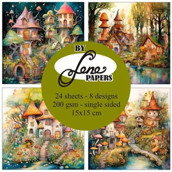 BY Lene Paperpad "Troll Houses" BLP074