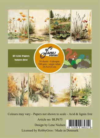 BY Lene Paperpad "Natures Best" BLP675