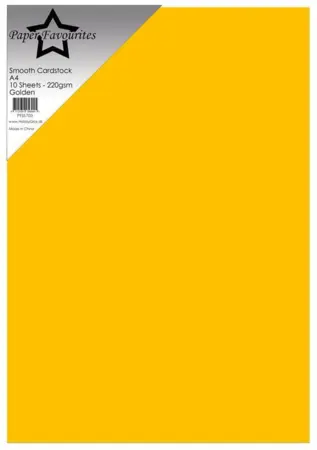 Paper Favourites Smooth Cardstock "Golden" PFSS703