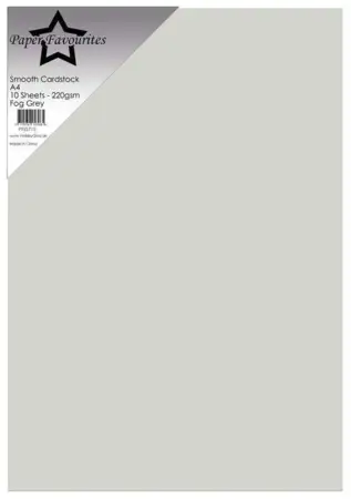 Paper Favourites Smooth Cardstock "Fog Grey" PFSS715