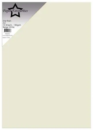 Paper Favourites Star Rain "Beige White" PFSS602