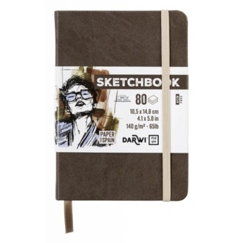 SKETCHBOOK A6 80 blade 140g brun