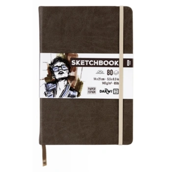 SKETCHBOOK 14X21 80 blade 140G brun