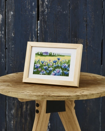 Broderi billede Kornmarker 10x15cm