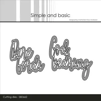 Simple and Basic dies "Bare fordi / God bedring" SBD662