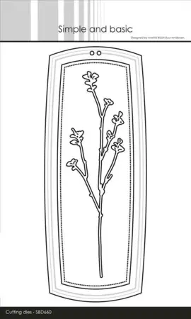 Simple and Basic dies "Mega tag with elegant edges" SBD660