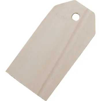 Manilamærker træ 3x6cm, 10stk.