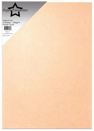 Paper Favourites Vellum Paper "Pastel Gold" PFSS913