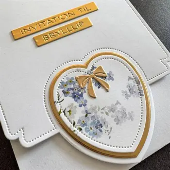 Simple and Basic dies "A6 Heart Card front" SBD666