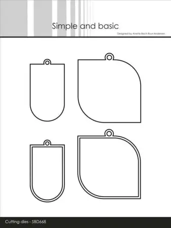 Simple and Basic dies "Decorative tags and frames" SBD668