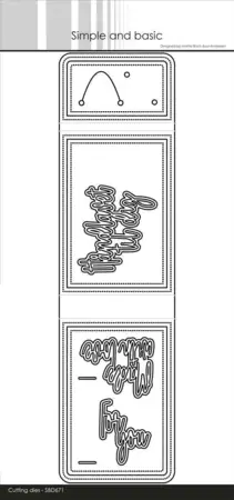 Simple and Basic dies "Jewelry packaging" SBD671