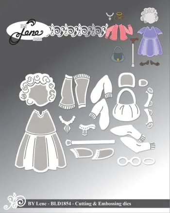 BY Lene Dies "Accessories for #BLD1853" BLD1854