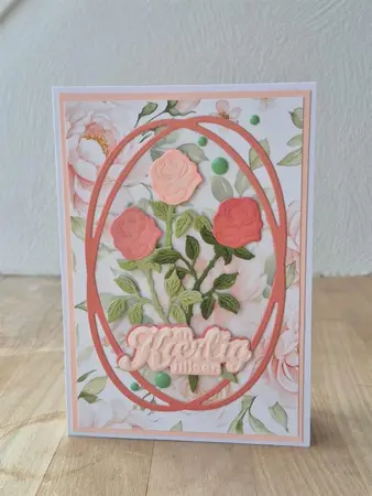 By Lene Cutting & 3D Embossingfolder "Danske tekster" BLE1017