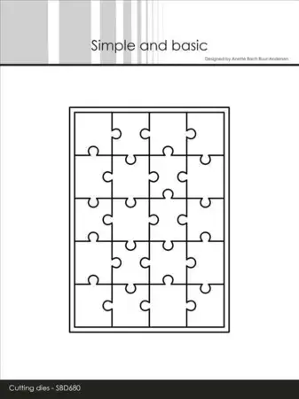 Simple and Basic dies "Puzzle SMALL" SBD680