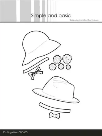 Simple and Basic dies "Elegant hats" SBD683