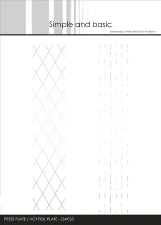 Simple and Basic Press Plate “Background Strips" SBH038