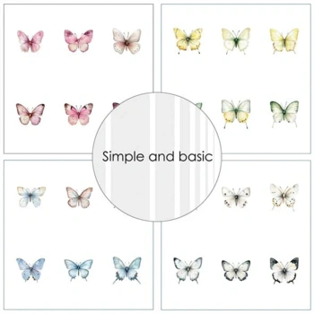 Simple and Basic Design Papers "Beautiful Butterflies" SBP767