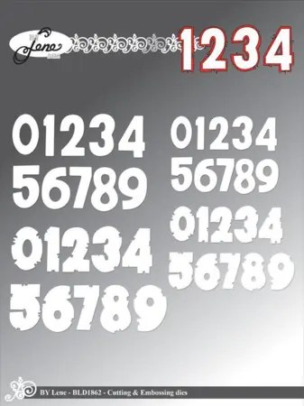 BY Lene Dies "Numbers" BLD1862