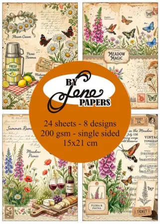 BY Lene Paperpad "Grandma's Summer" BLP276, A5