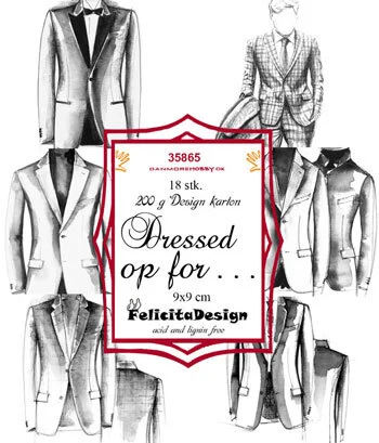 Felicita Design Toppers 9x9cm 18stk 200g Dressed op for