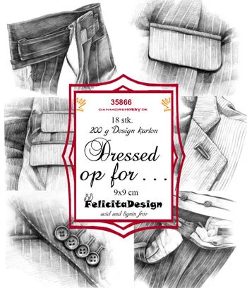 Felicita Design Toppers 9x9cm 18stk 200g Dressed op for
