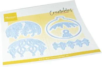 Marianne Design dies "Christmas baubles (round)" LR0967 udsolgt