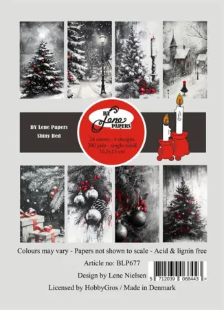 BY Lene Paperpad "Shiny Red" BLP677