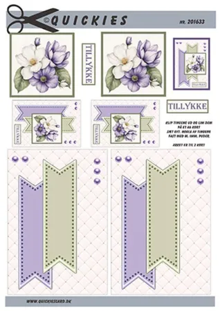 3D ark Quickies Blomster buket