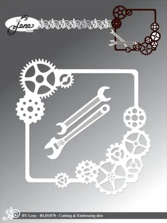 BY Lene Dies "Gear frame" BLD1870