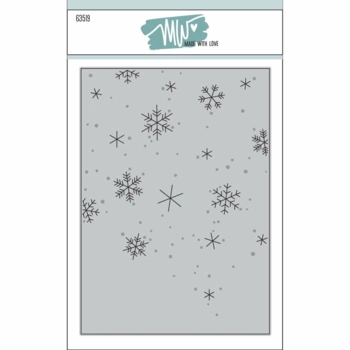 Dies Made With Love Snow Background