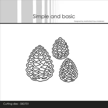 Simple and Basic dies "Small chubby pine cones" SBD701