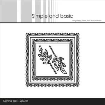 Simple and Basic dies "3 x 3 inch basics - Scallop" SBD704