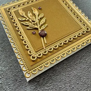 Simple and Basic dies "3 x 3 inch basics - Scallop" SBD704