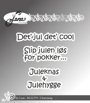BY Lene Clearstamp "Danske tekster" BLS1279