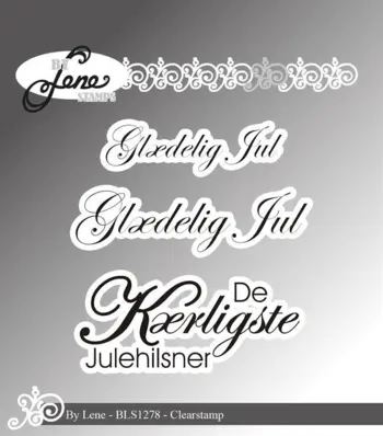 BY Lene Clearstamp "Danske tekster" BLS1278