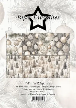 Paper Favourites Paper Pack "Winter Elegance" PFA243