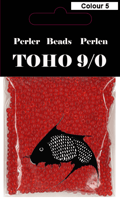 TOHO-perler klar rød 5