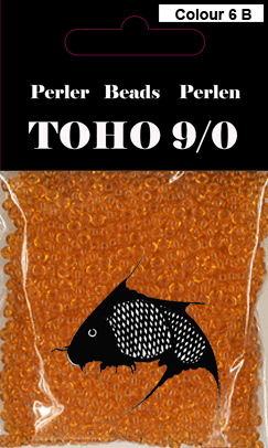 TOHO-perler klar orange 6B