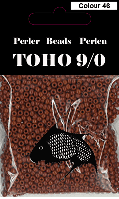 TOHO-perler brun 46